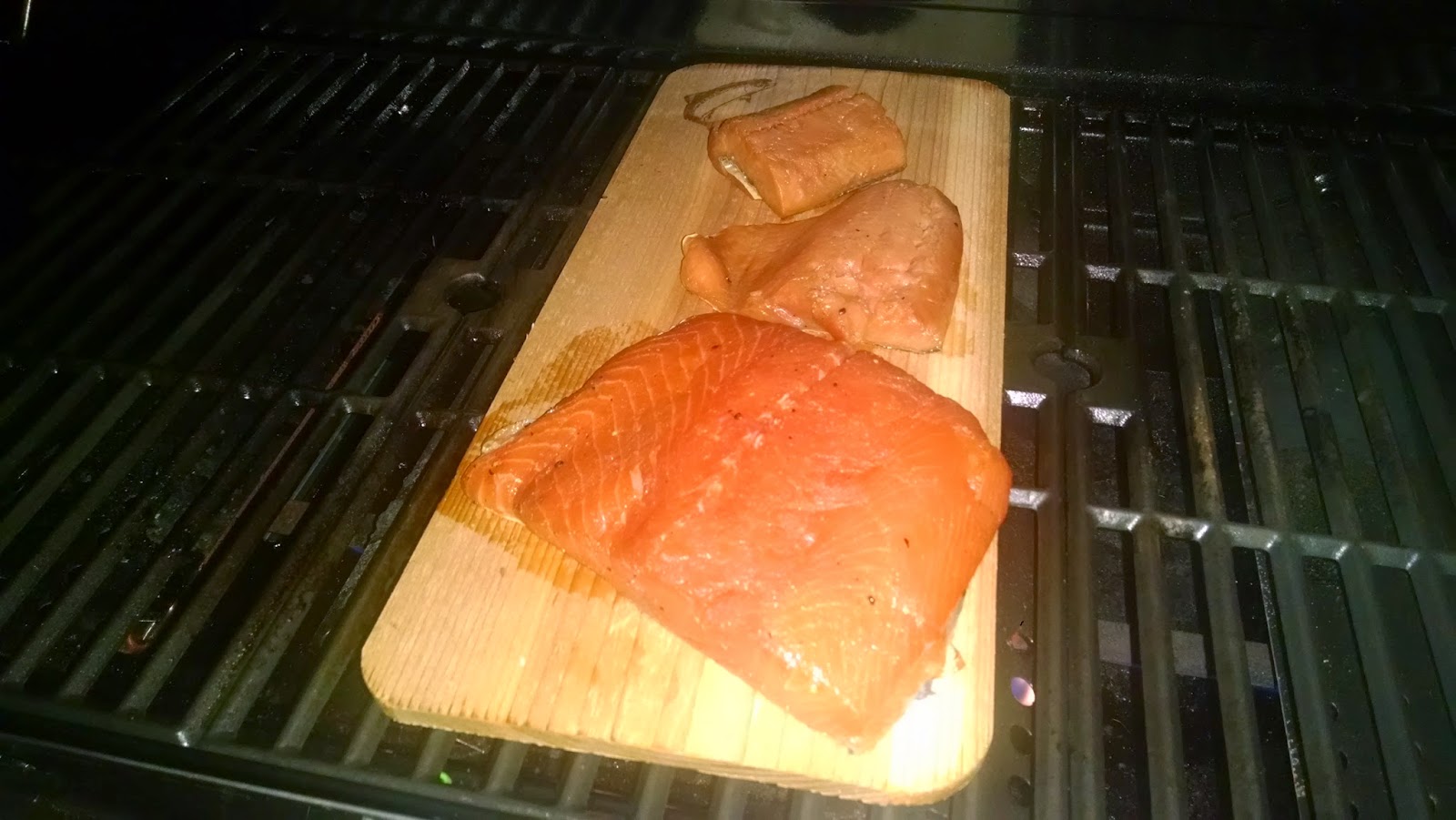 Cedar Plank Grilled Marinated Salmon - Meemaw Eats