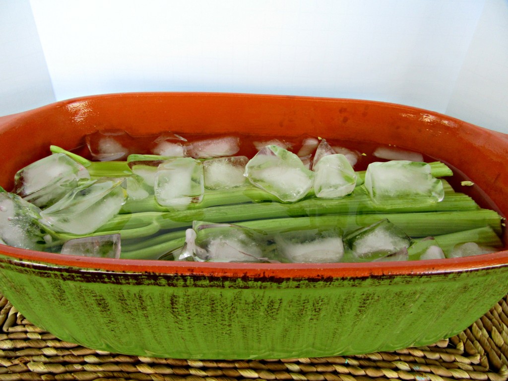 Celery In Ice Water